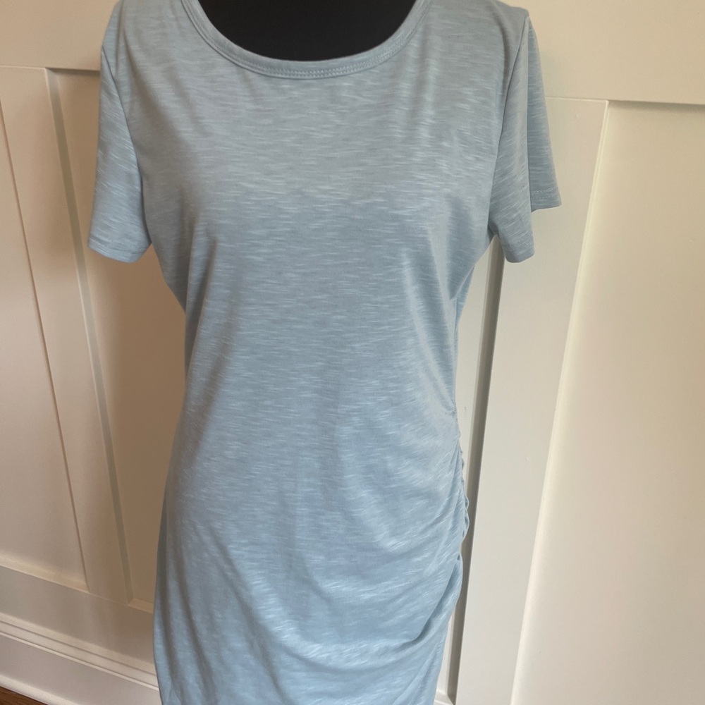 Blue shirt Dress m.  New never worn